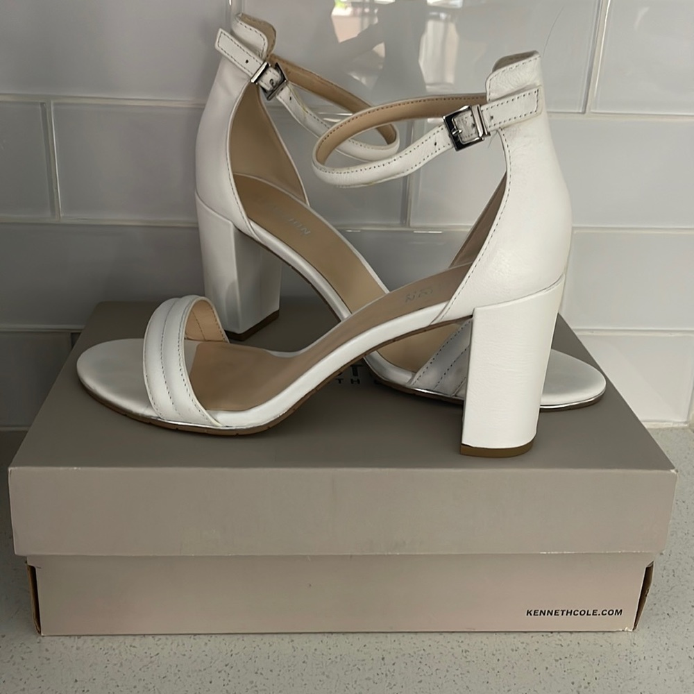 White Kenneth Cole Heels